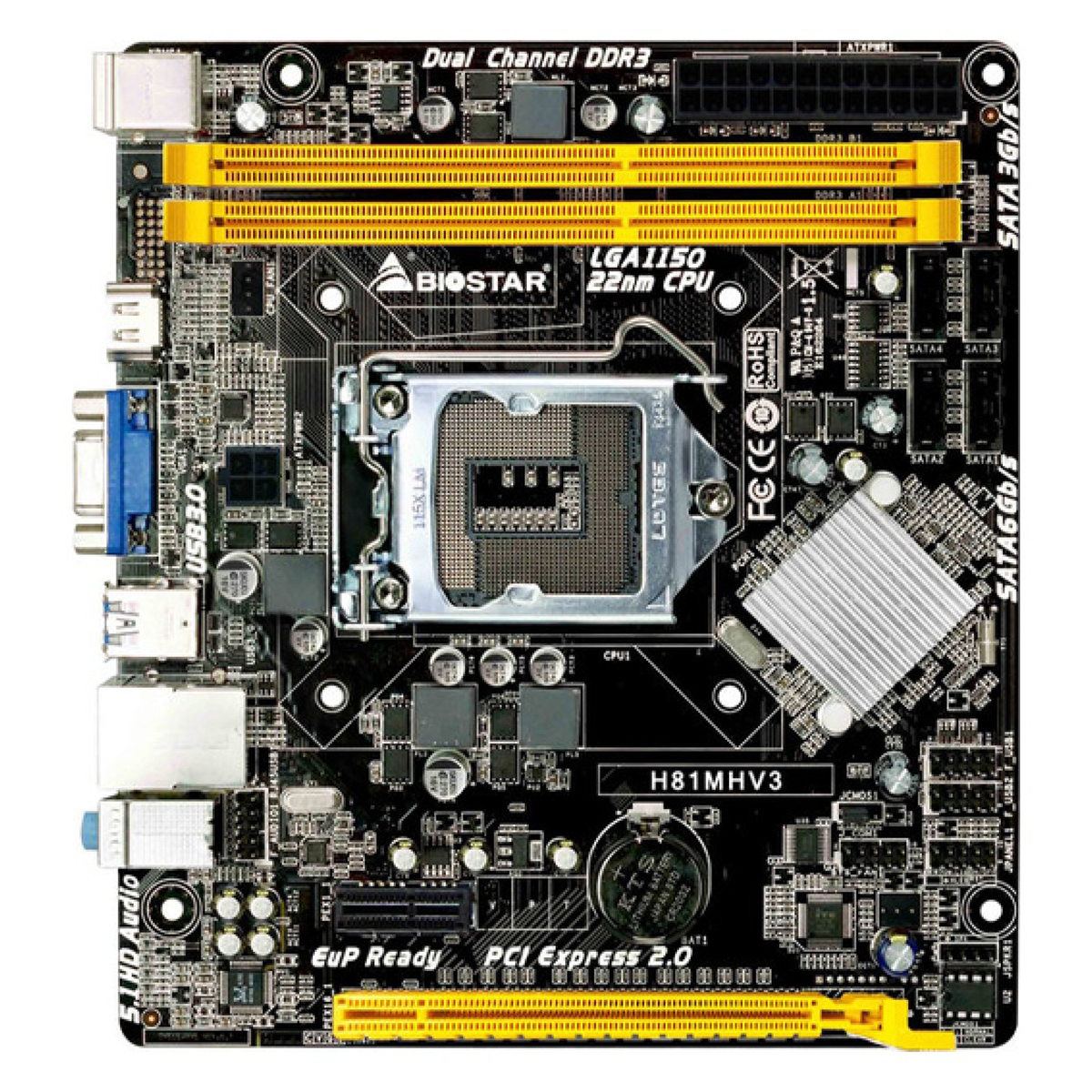 Placa Mãe Biostar H81MHV3, Chipset H81